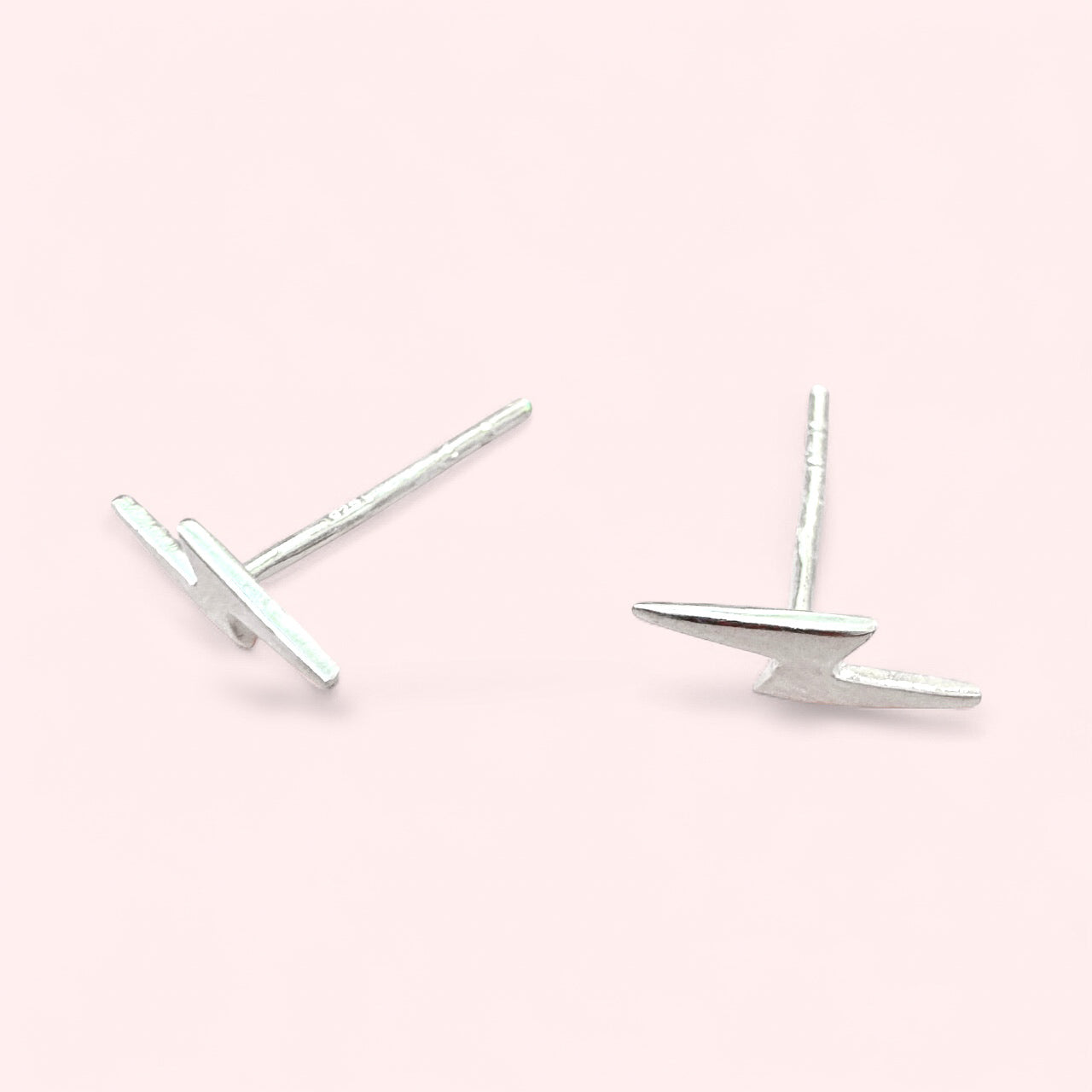 Ali Lightning Bolt Sterling Silver Stud Earrings - Razzle and Rose Jewellery
