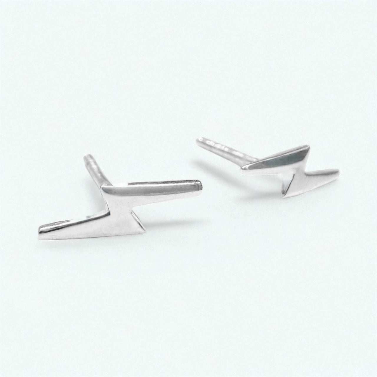 Ali Lightning Bolt Sterling Silver Stud Earrings - Razzle and Rose Jewellery