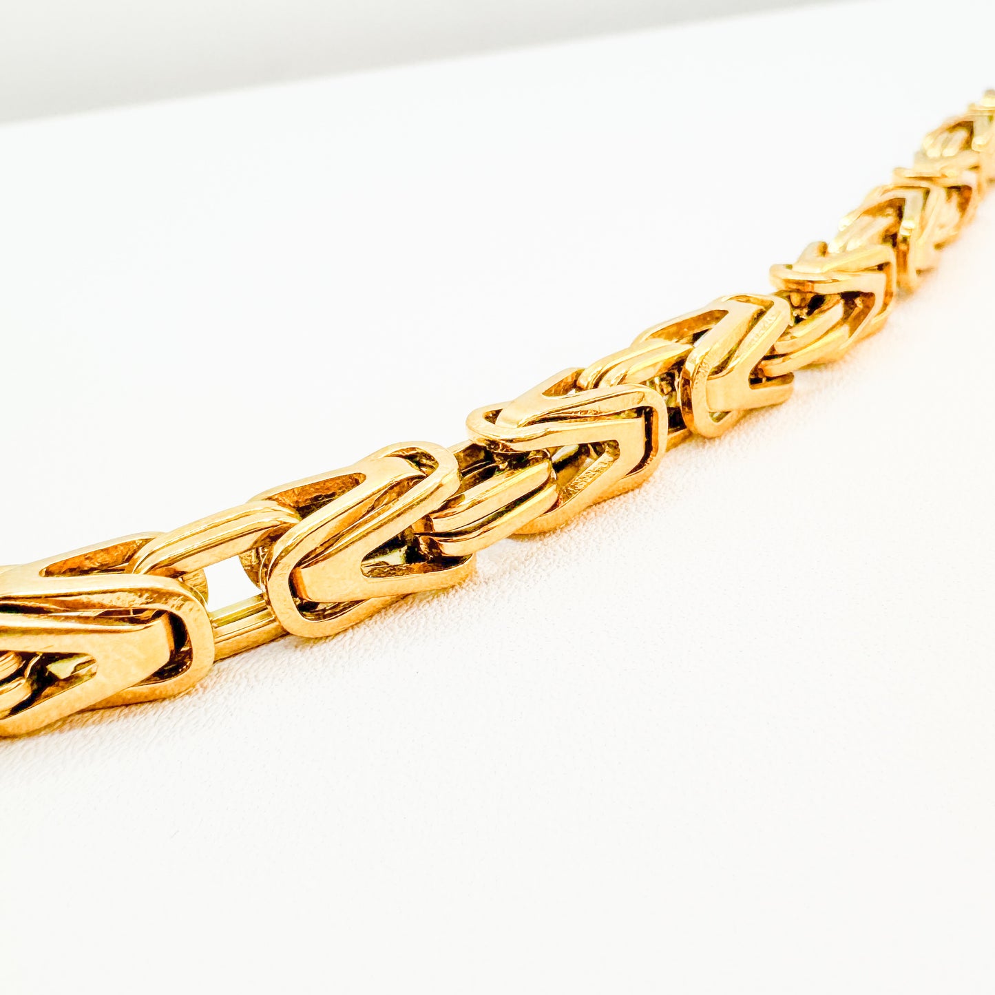 Sierra Gold Chunky Geometric Chain Bracelet - Razzle and Rose Jewellery