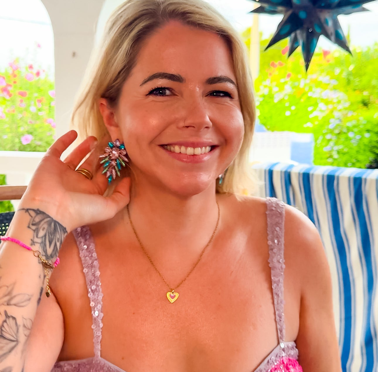 Kiki Colourful Statement Earrings