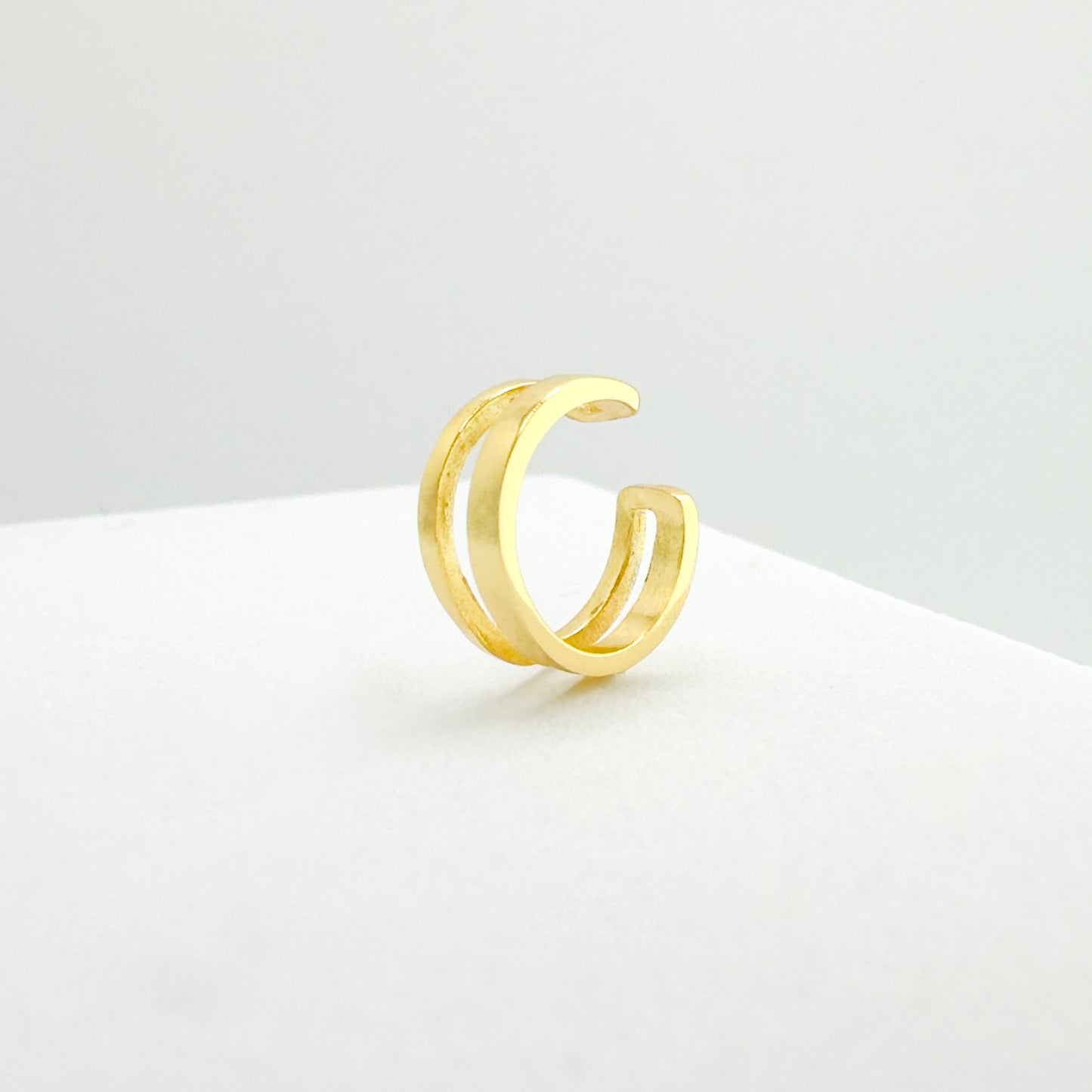 Kimmi Gold Vermeil Chunky Ear Cuff - Razzle and Rose Jewellery