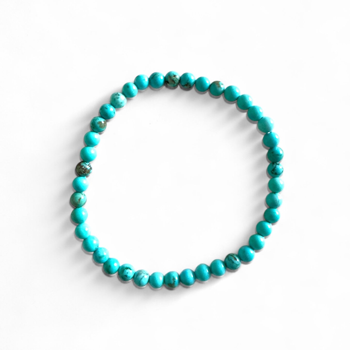 Harper Turquoise Gemstone Bead Bracelet | Adjustable - Razzle and Rose Jewellery