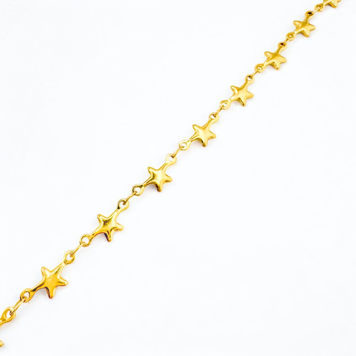 Celestia Gold Star Chain Bracelet - Razzle and Rose Jewellery