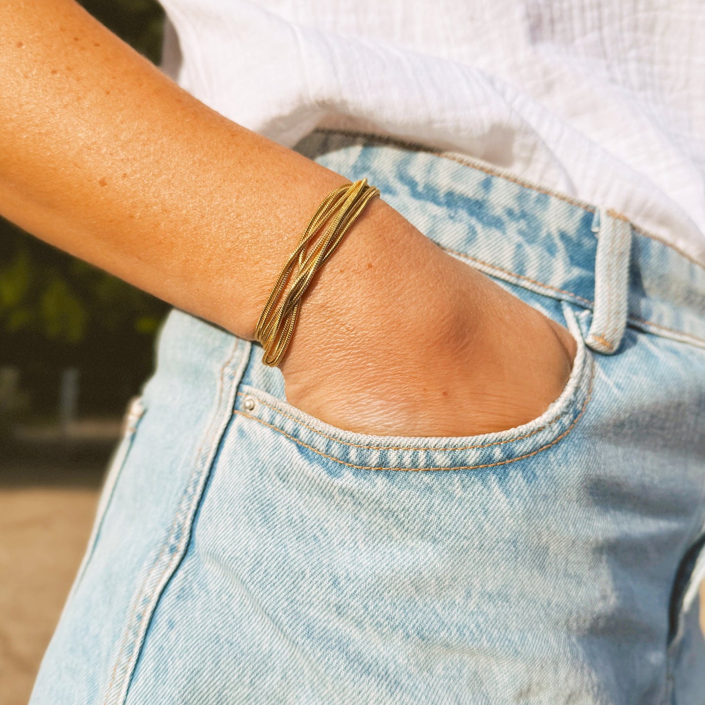 Cleo 3 in 1 Chain Necklace | Bracelet | Anklet - Razzle and Rose Jewellery