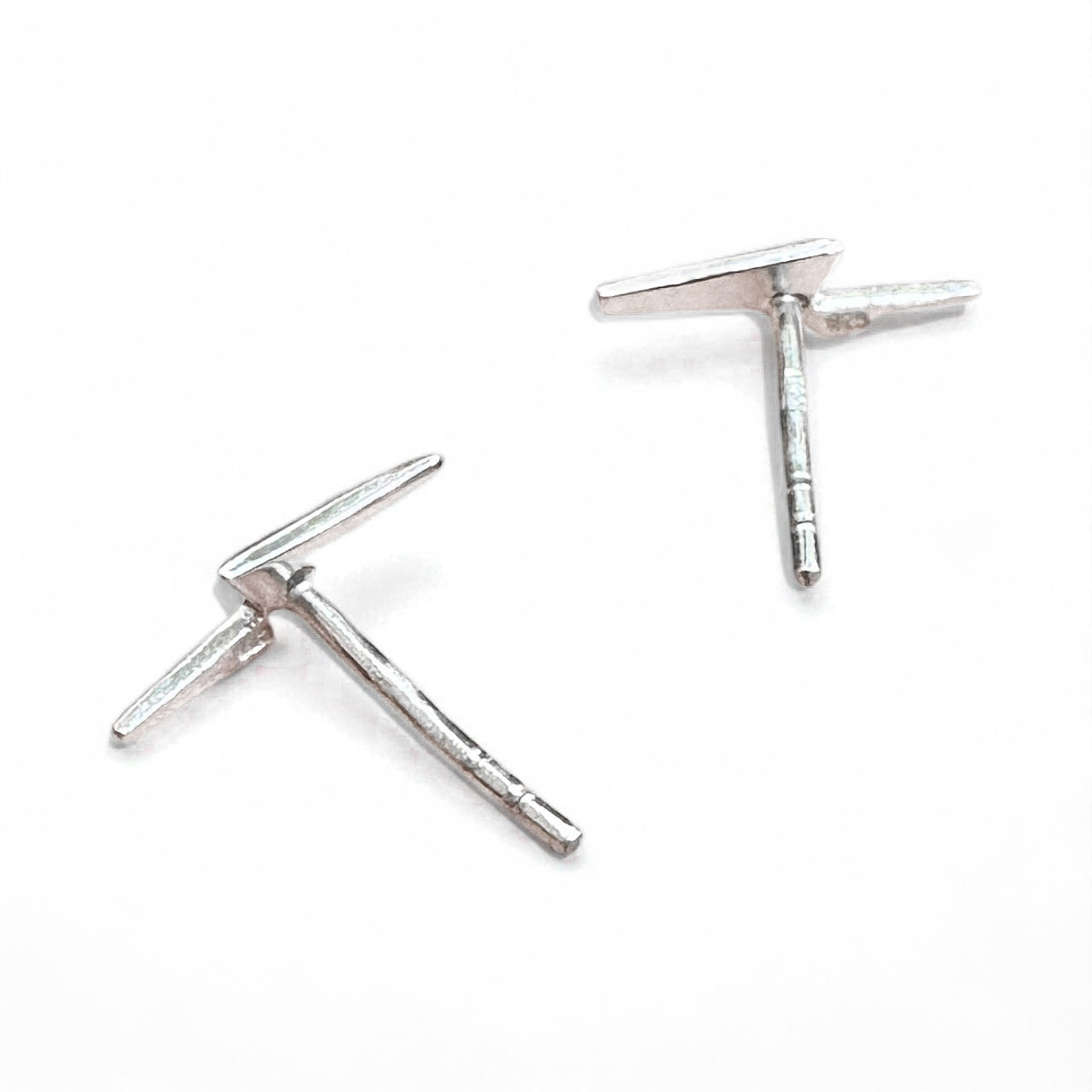 Ali Lightning Bolt Sterling Silver Stud Earrings - Razzle and Rose Jewellery