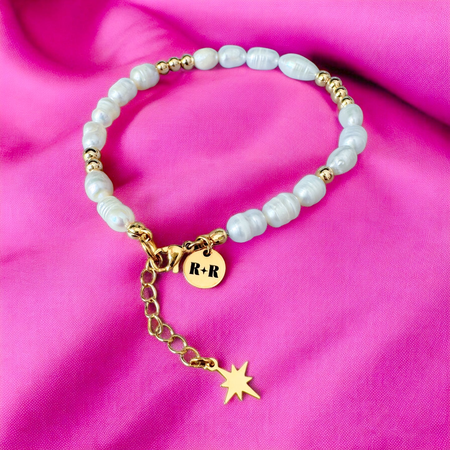 Callie Pearl Bead Bracelet - Razzle and Rose Jewellery