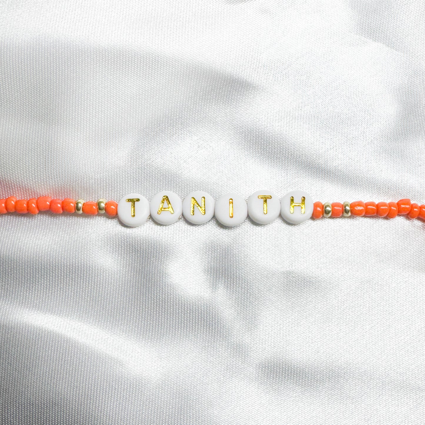 Remi Personalised Name Bead Bracelet - Razzle and Rose Jewellery