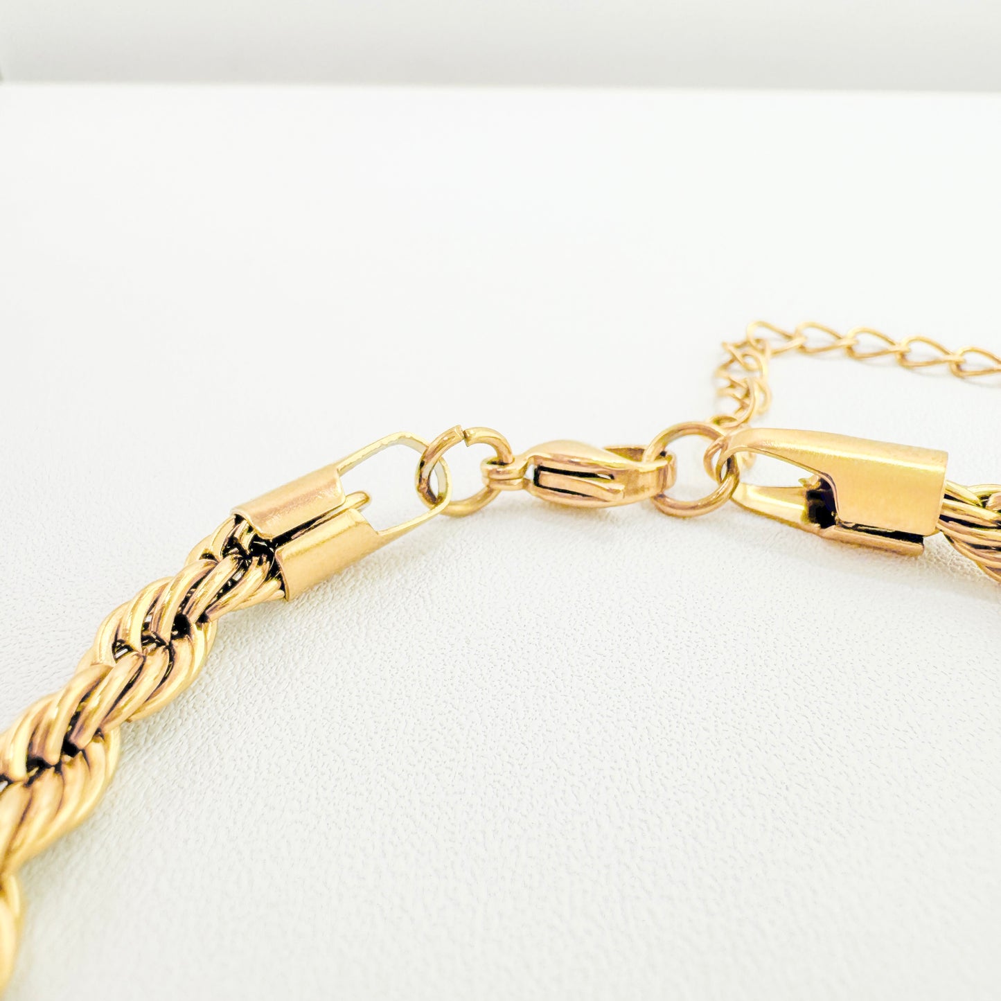 Naya Gold Chunky Rope Chain Bracelet - Razzle and Rose Jewellery
