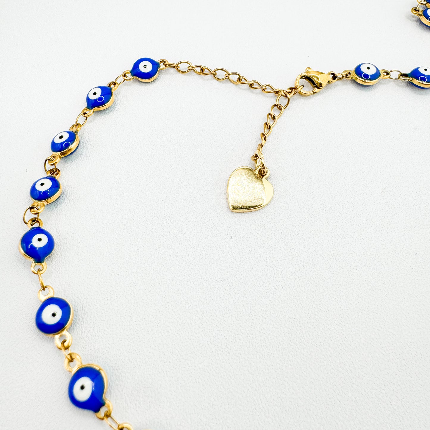 Sia Gold Evil Eye Chain Necklace - Razzle and Rose Jewellery
