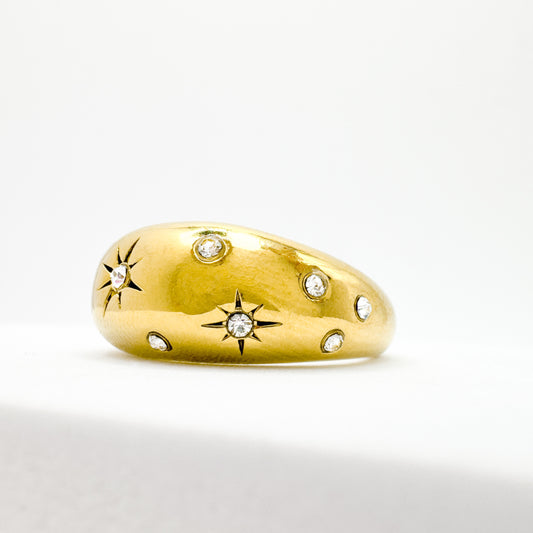 Ally Celestial Chunky Gold Ring