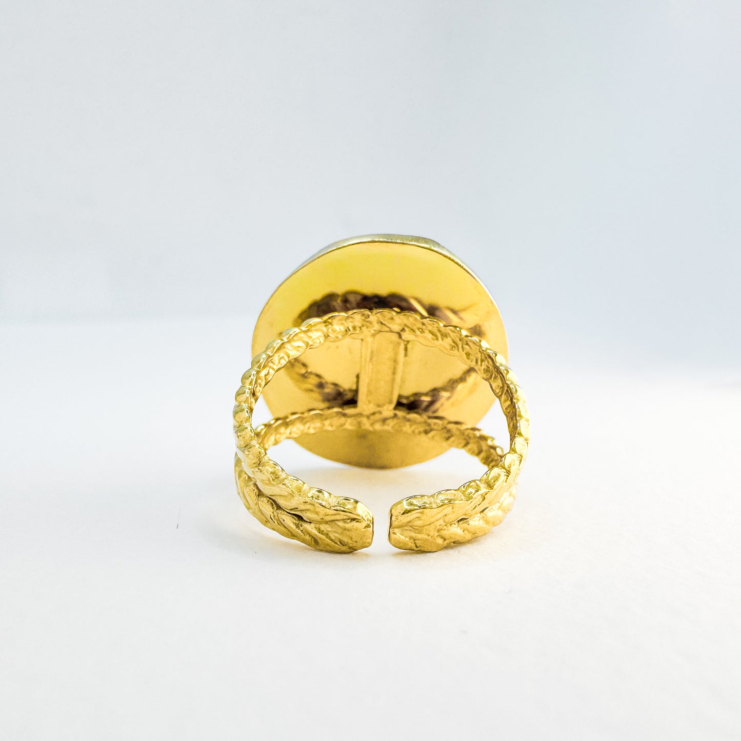 Luna Gold Sun, Moon and Stars Ring | Adjustable