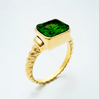Sophie Green Gemstone Statement Ring