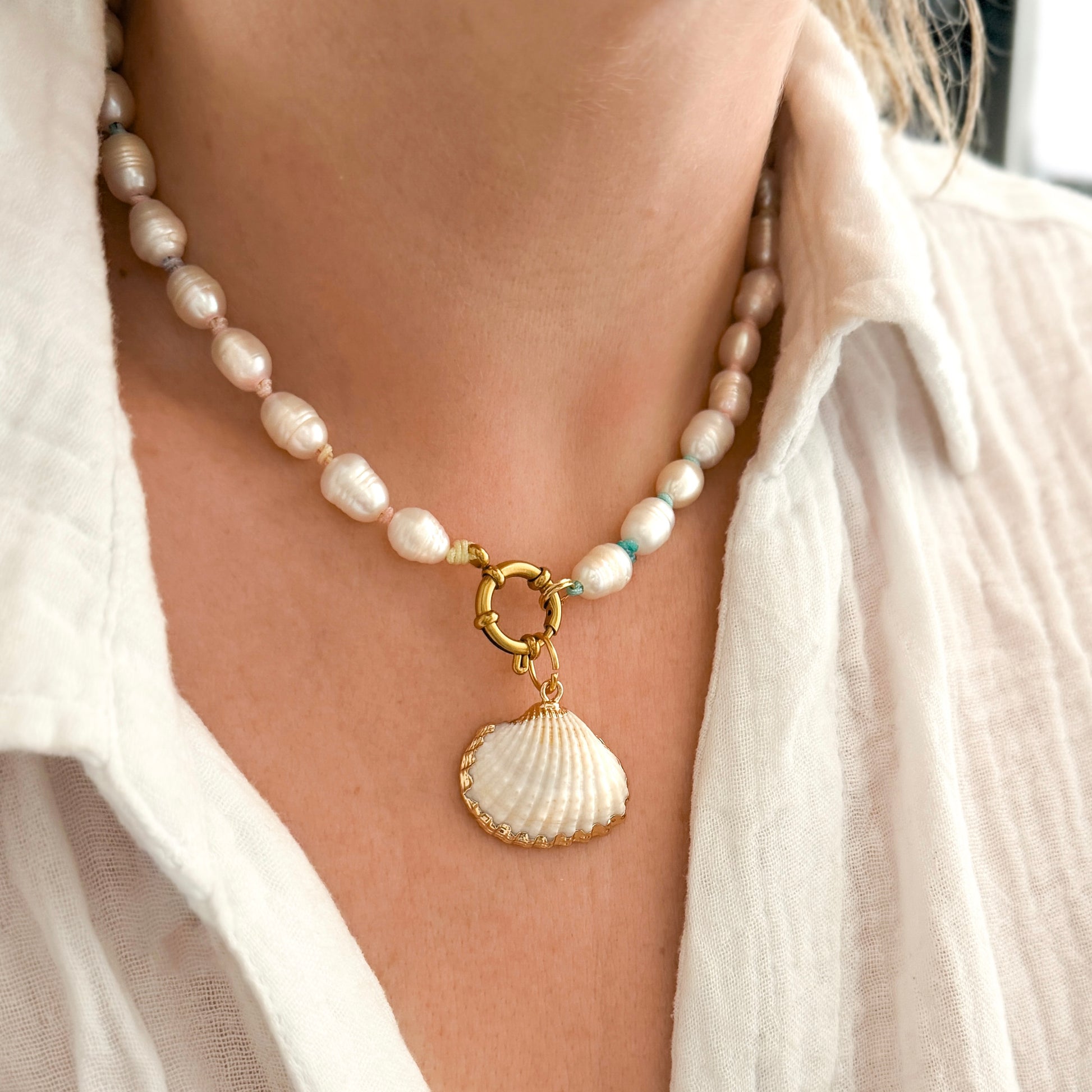Tahiti Pastel Ombre Pearl Necklace | Choose Your Pendant