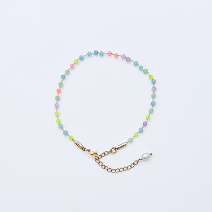 Bondi Neon Bead Chain Anklet