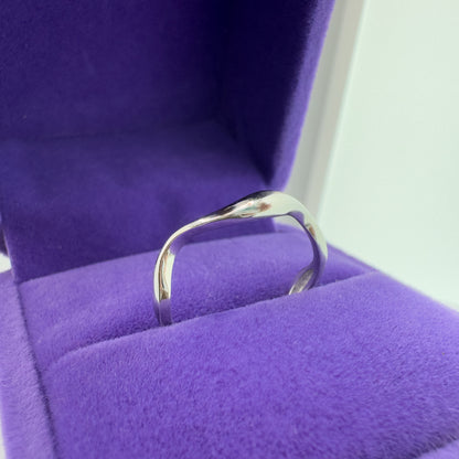 Izzy Sterling Silver Wave Ring | Adjustable - Razzle and Rose Jewellery