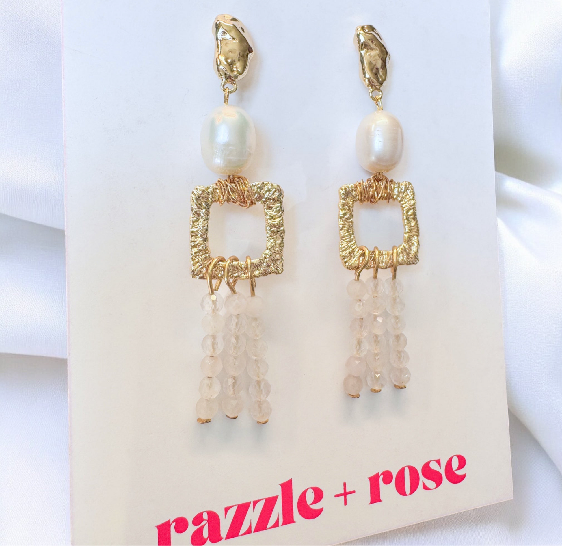 Affordable Custom Jewellery | Bespoke Designs | 18k Gold Plated + Sterling Silver | Beaded Jewellery - Razzle and Rose Jewellery