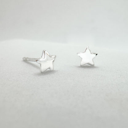 Astra Sterling Silver Mini Star Studs