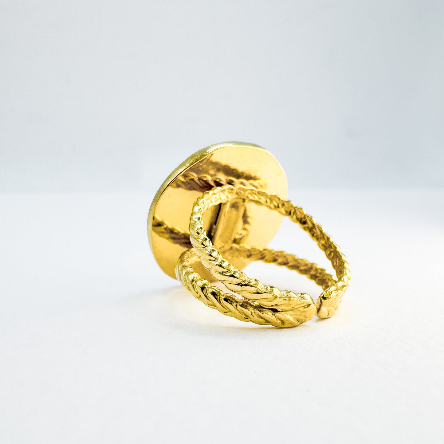 Luna Gold Sun, Moon and Stars Ring | Adjustable