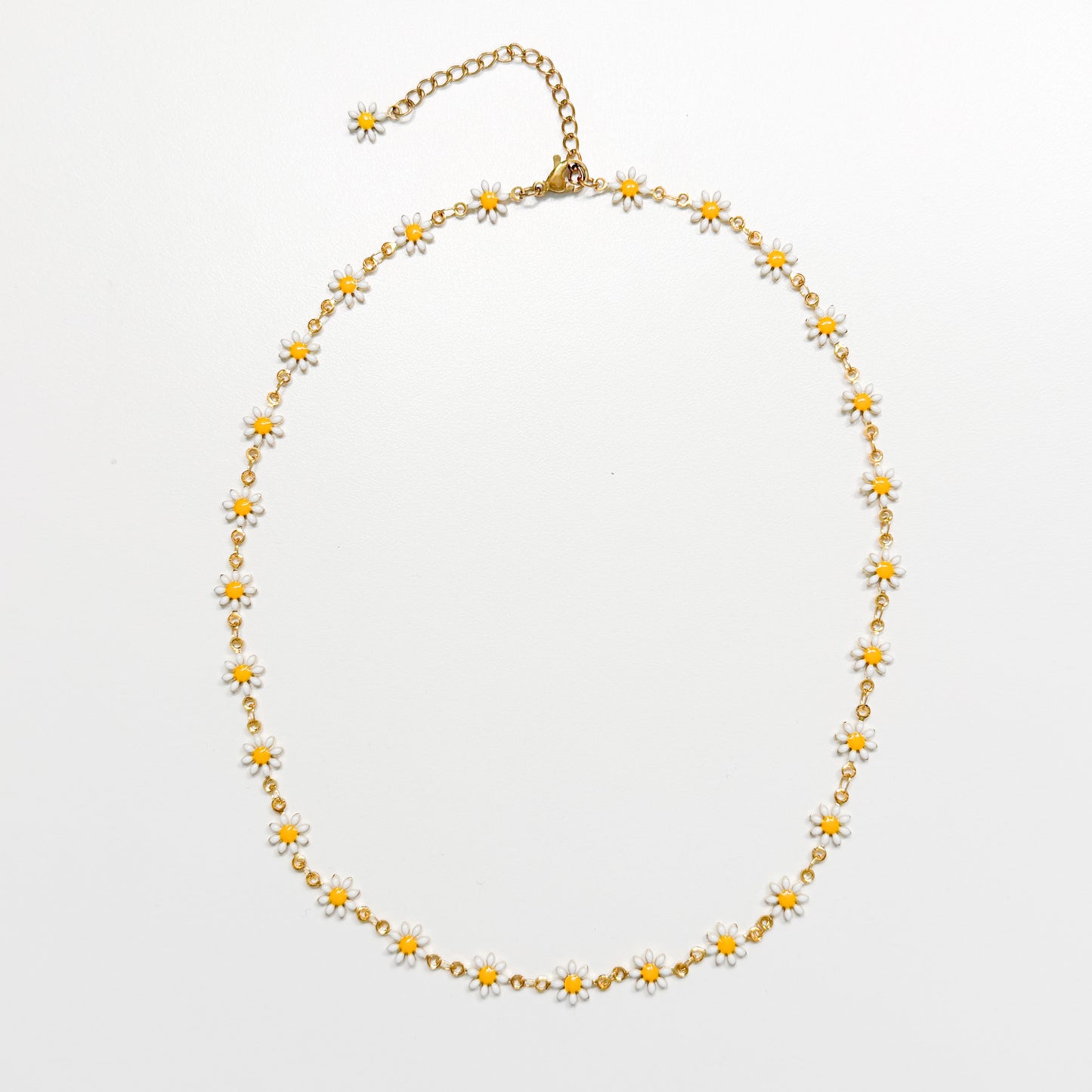 Flora Daisy Chain Gold Necklace