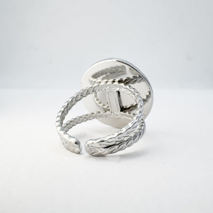 Luna Silver Sun, Moon and Stars Ring | Adjustable