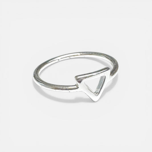 Sterling Silver Geometric Ring
