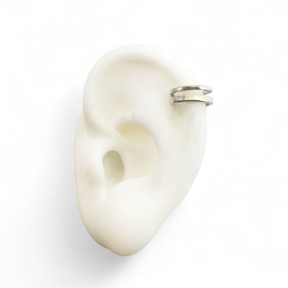 Kimmi Sterling Silver Chunky Ear Cuff - Razzle and Rose Jewellery