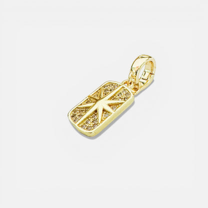 Star Gemstone Gold Clip On Charm