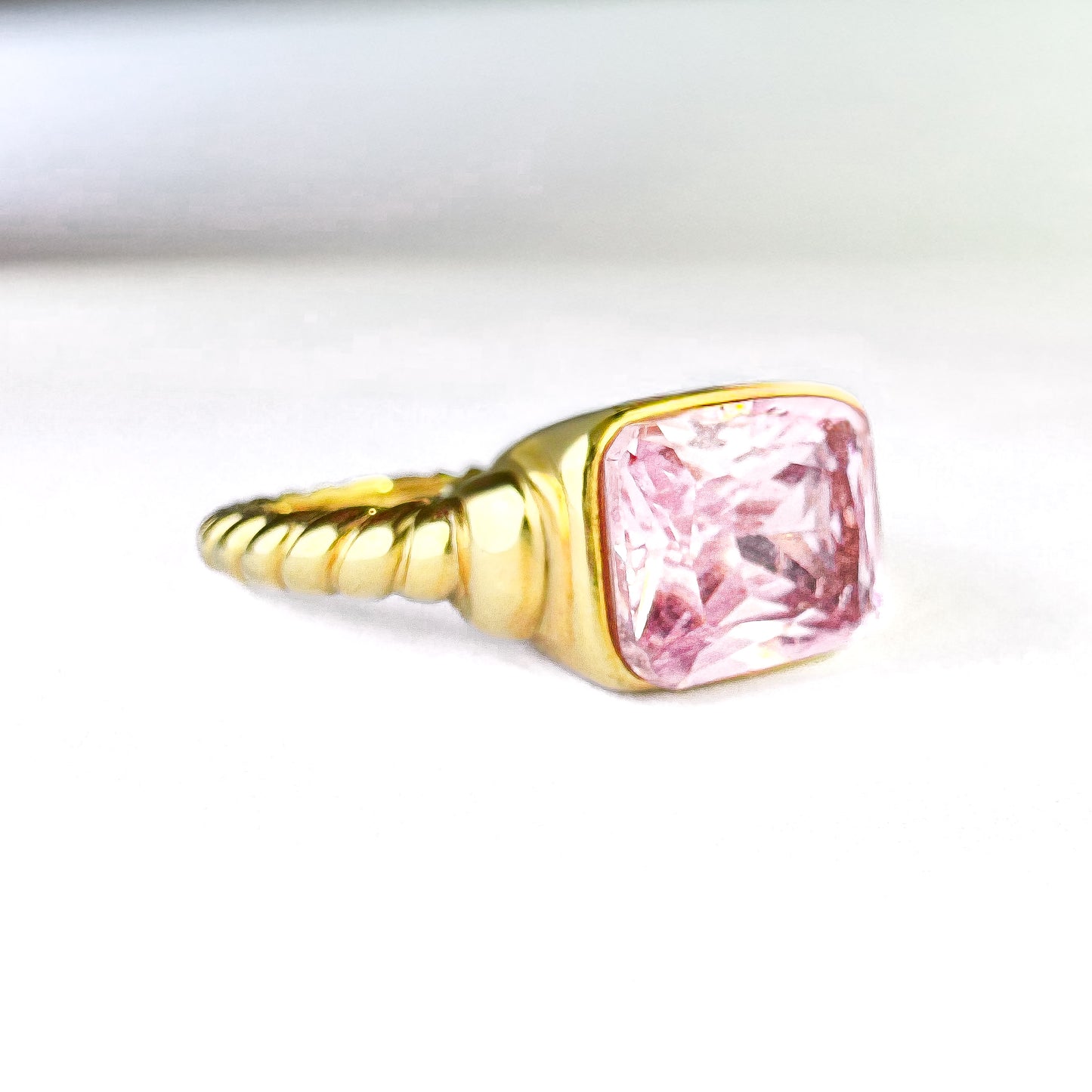 Sophie Pink Gemstone Statement Ring
