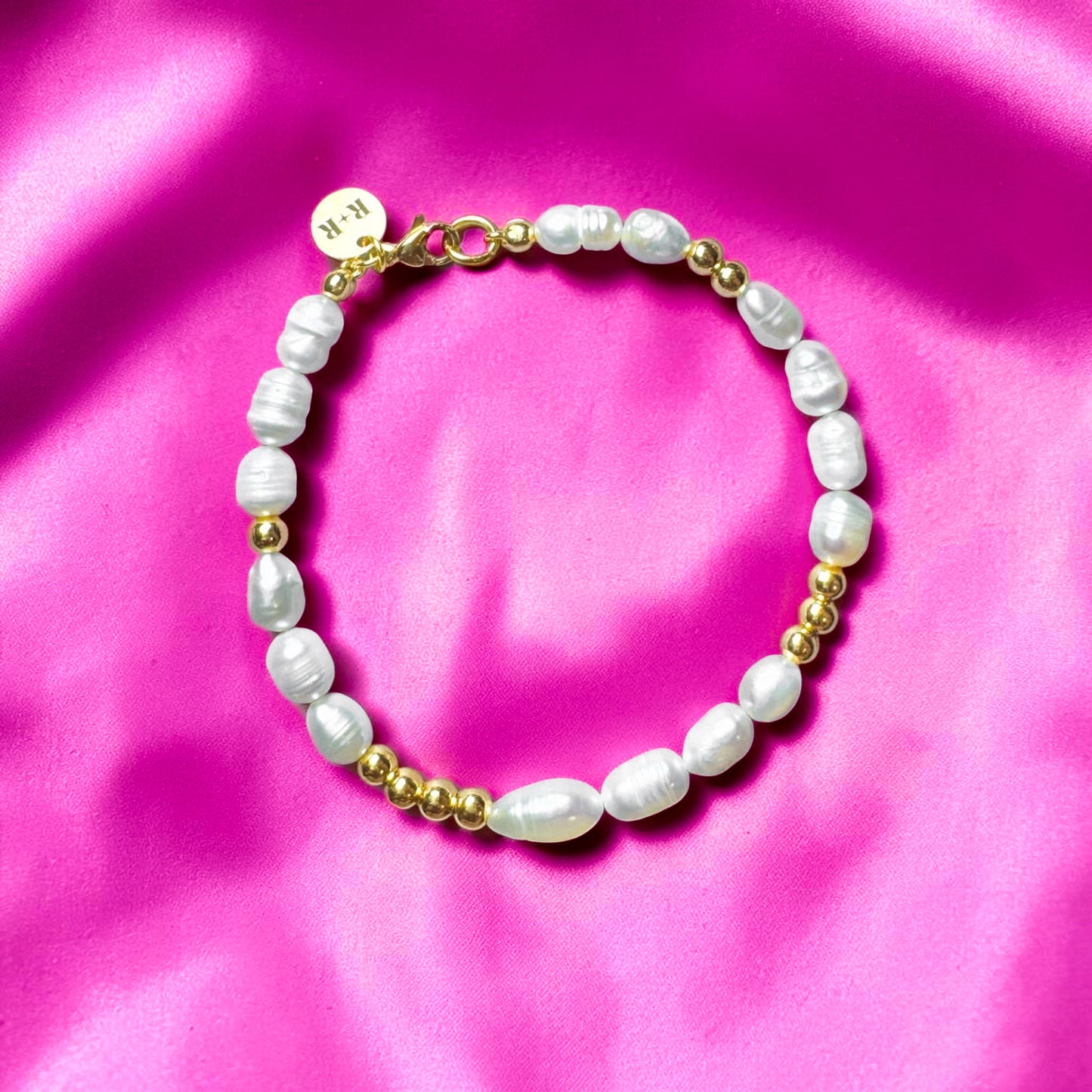 Callie Pearl Bead Bracelet