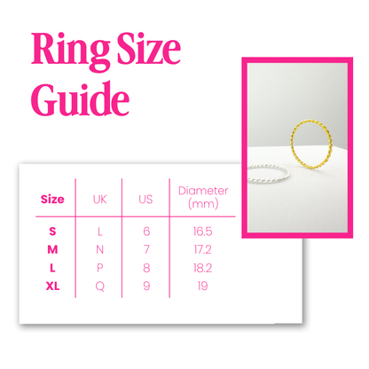 Tia Gold Triple Ring Stack | 3 Piece Set