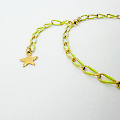 Aruba Gold Neon Chain Anklet