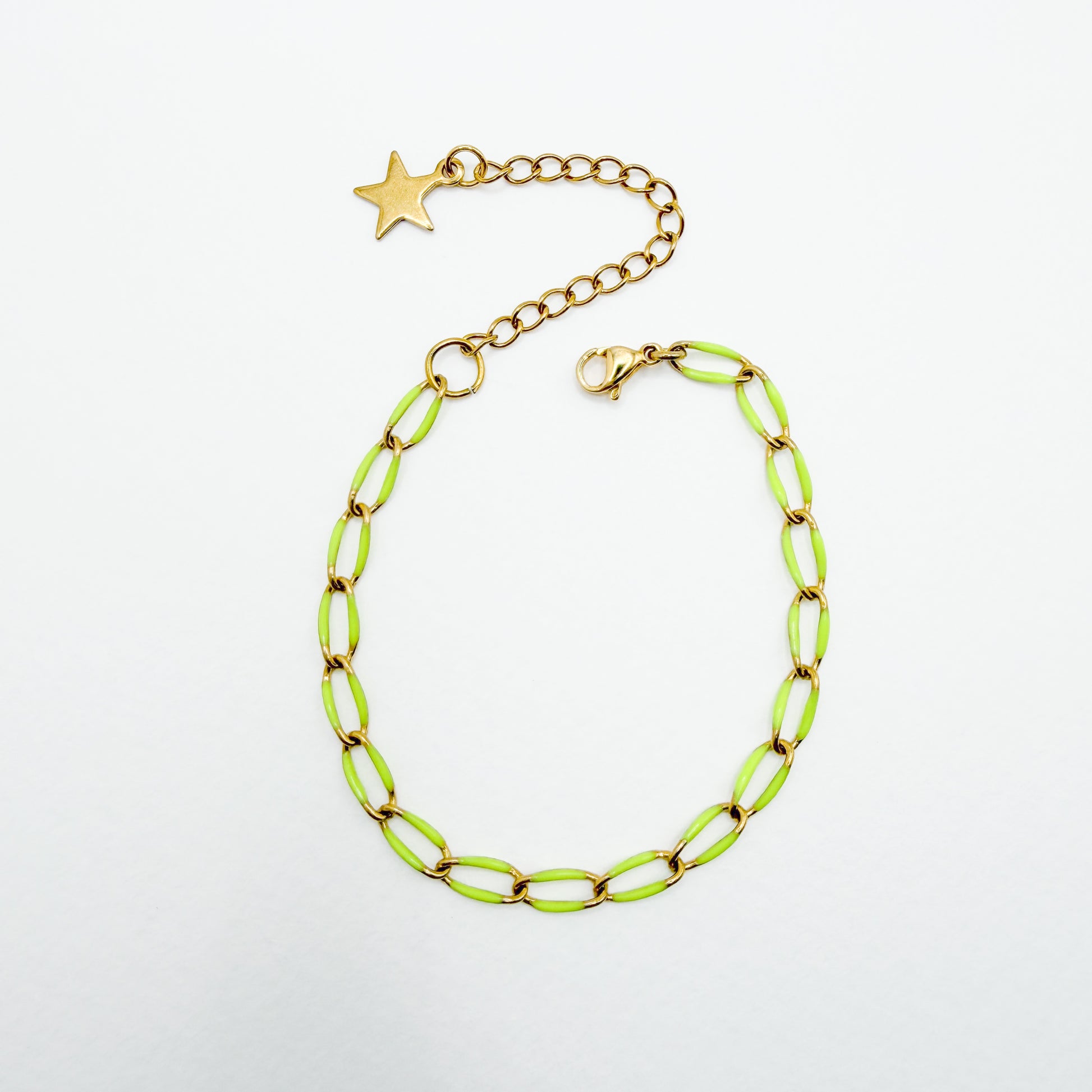 Aruba Gold Neon Chain Bracelet