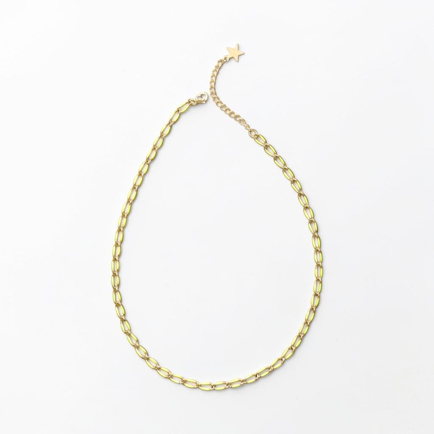 Aruba Gold Neon Chain Necklace