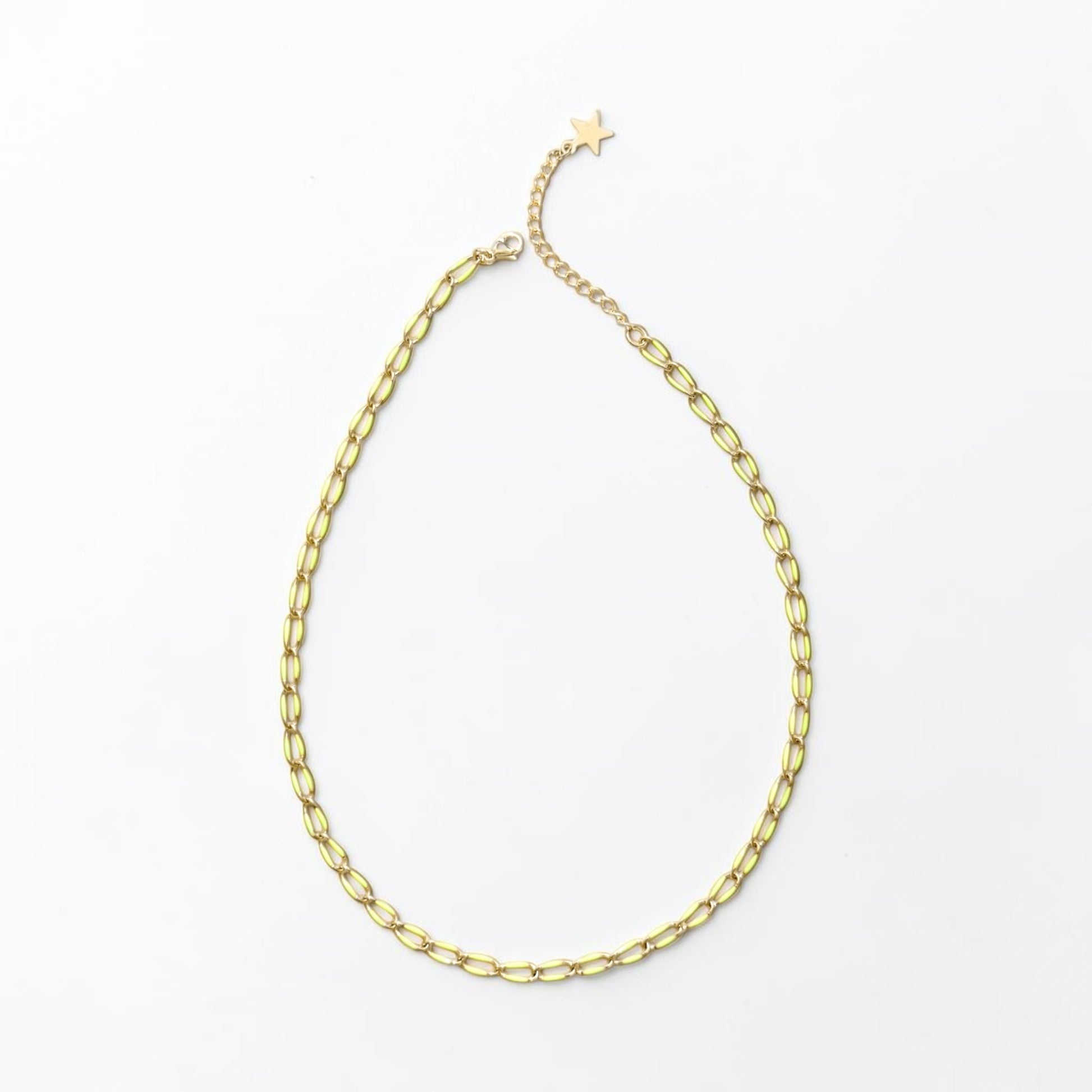 Aruba Gold Neon Chain Necklace