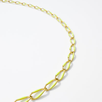 Aruba Gold Neon Chain Necklace