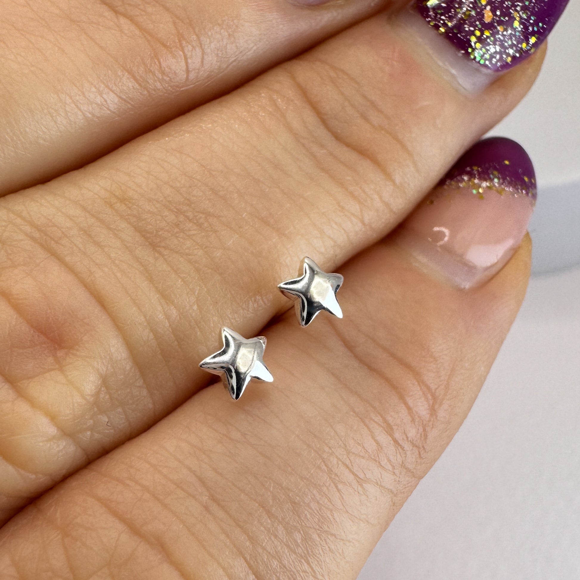 Astra Mini Star Studs | Choose from Gold or Silver