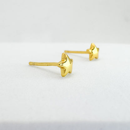 Astra Mini Star Studs | Choose from Gold or Silver