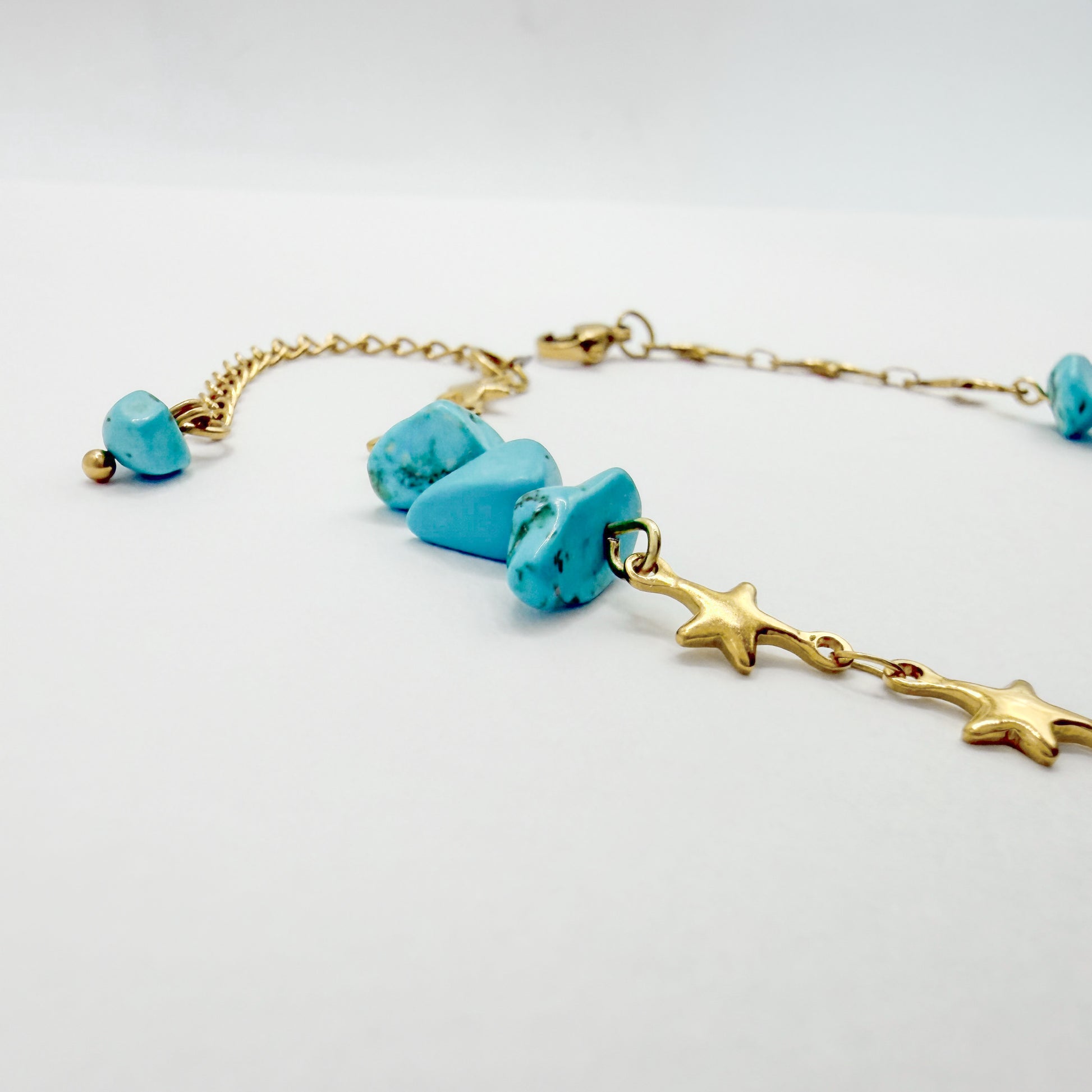 Azores Turquoise Star Anklet