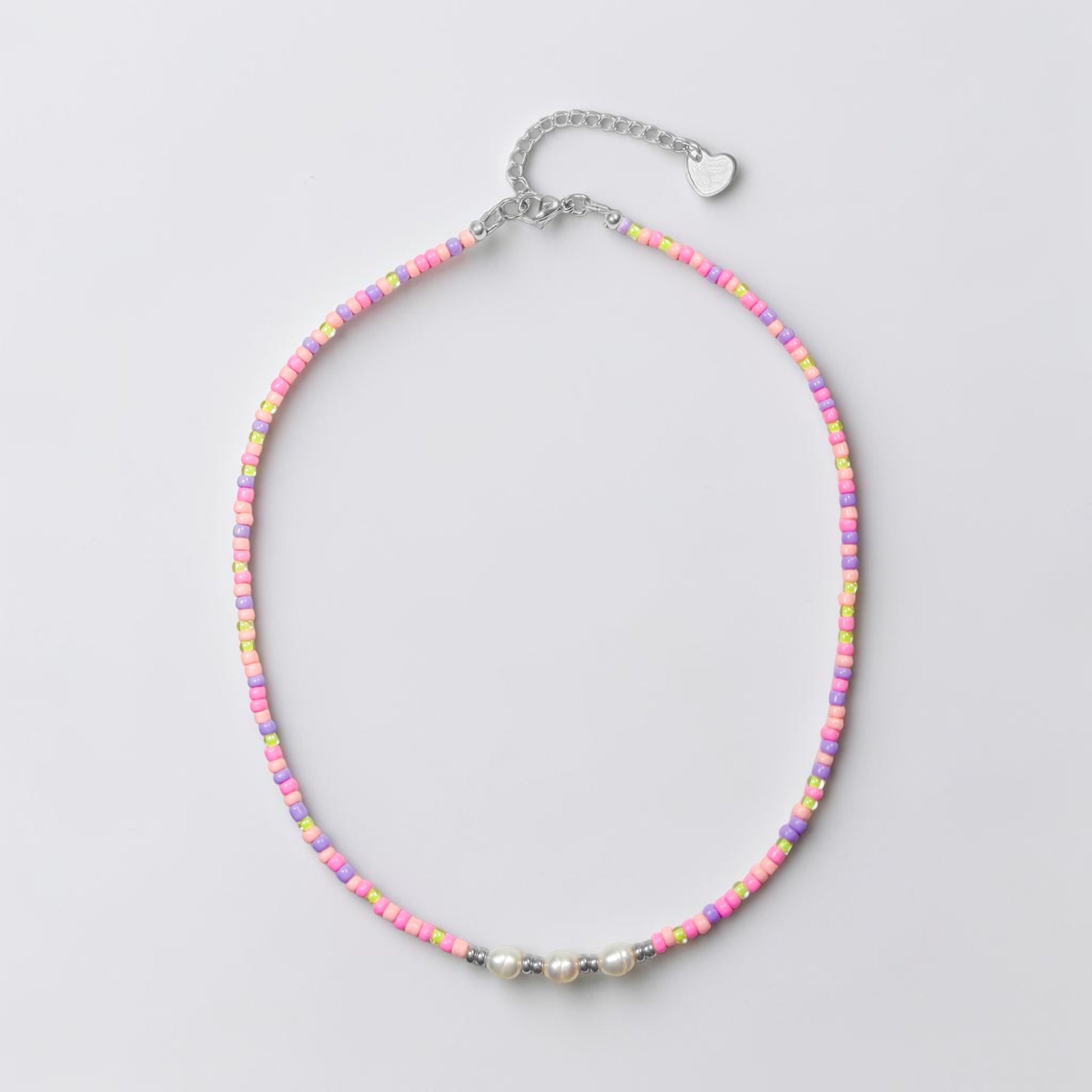 Fiji Pearl Pastel Beaded Necklace