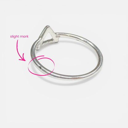 Sterling Silver Geometric Ring