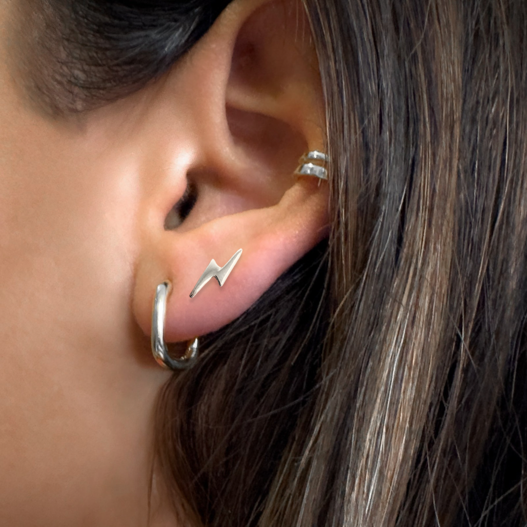 The Silver Earring Gift Set | Studs + Hoops Bundle - Save 20%