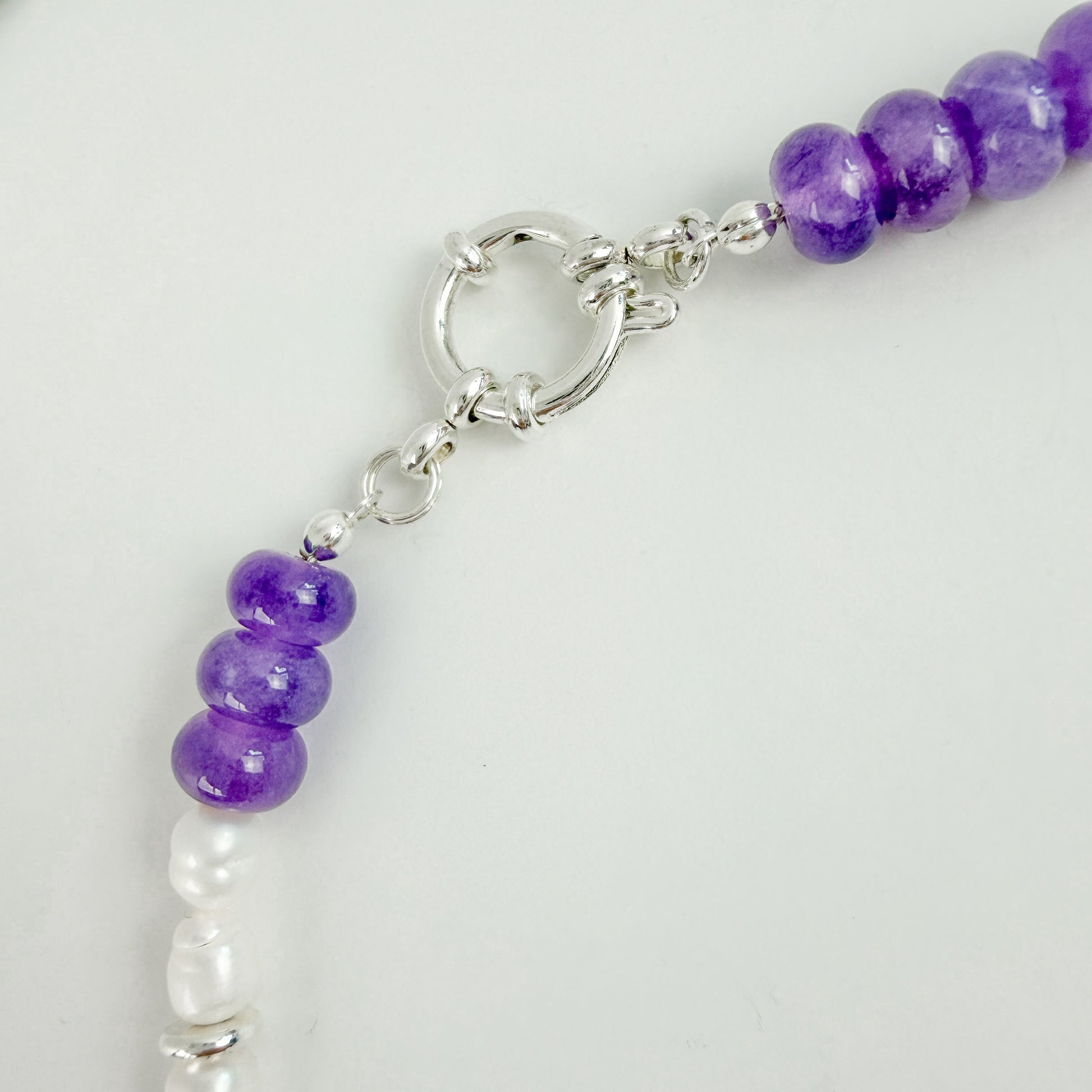 Bali Colourful Chunky Beaded Pearl Necklace