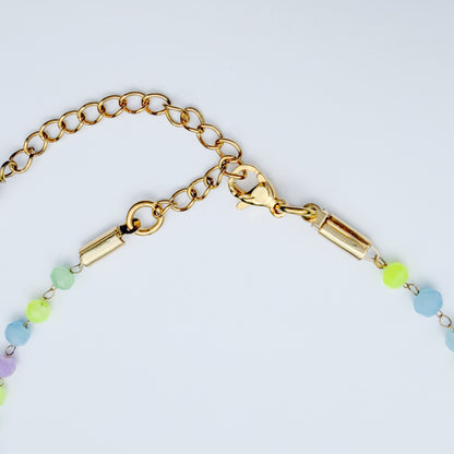 Bondi Neon Bead Chain Anklet