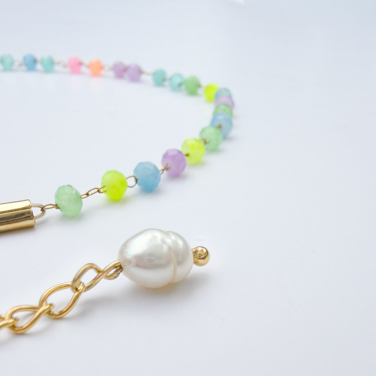 Bondi Neon Bead Chain Anklet
