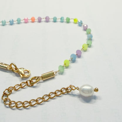 Bondi Neon Bead Chain Bracelet