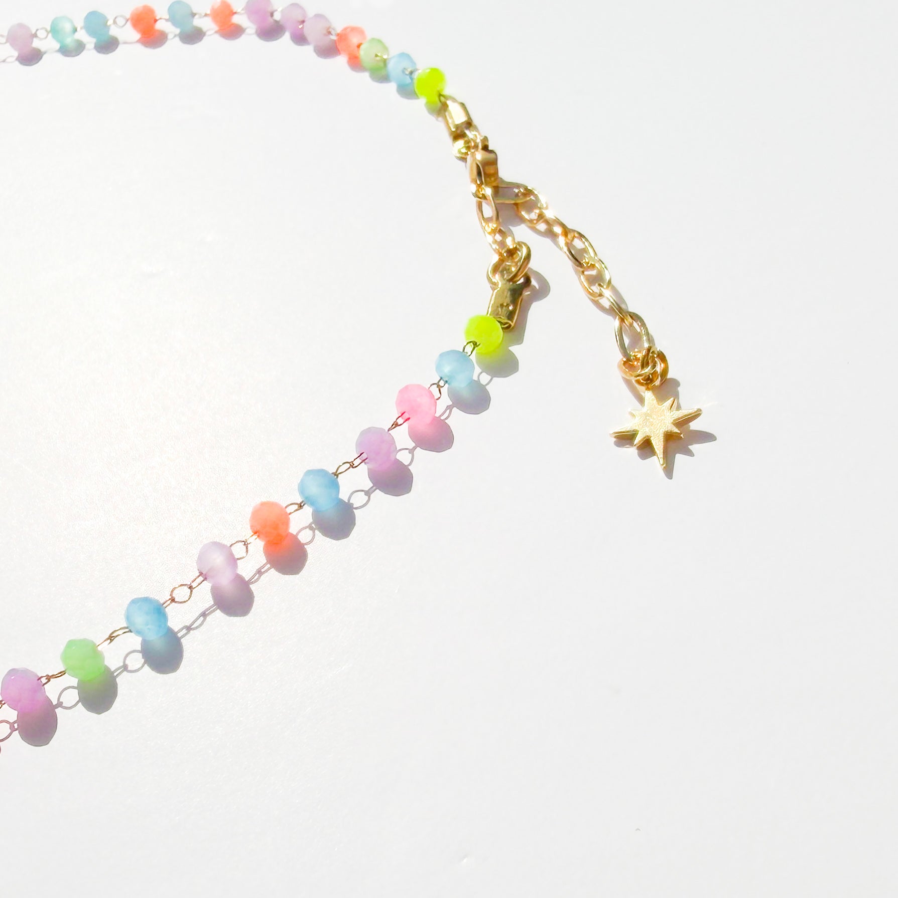 Bondi Neon Bead Chain Necklace