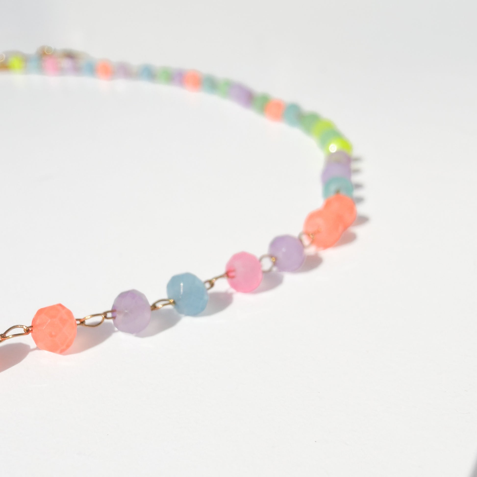 Bondi Neon Bead Chain Bracelet