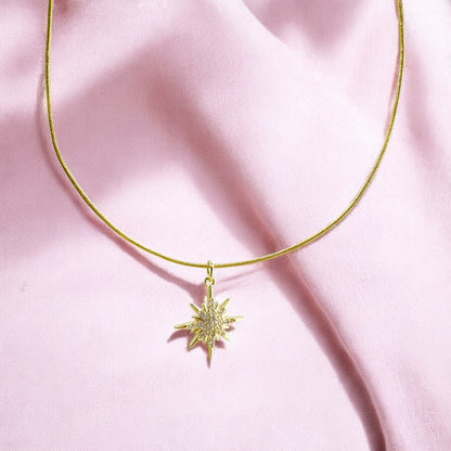 Marielle Gold Star Snake Chain Necklace
