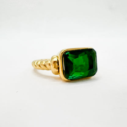 Sophie Green Gemstone Statement Ring