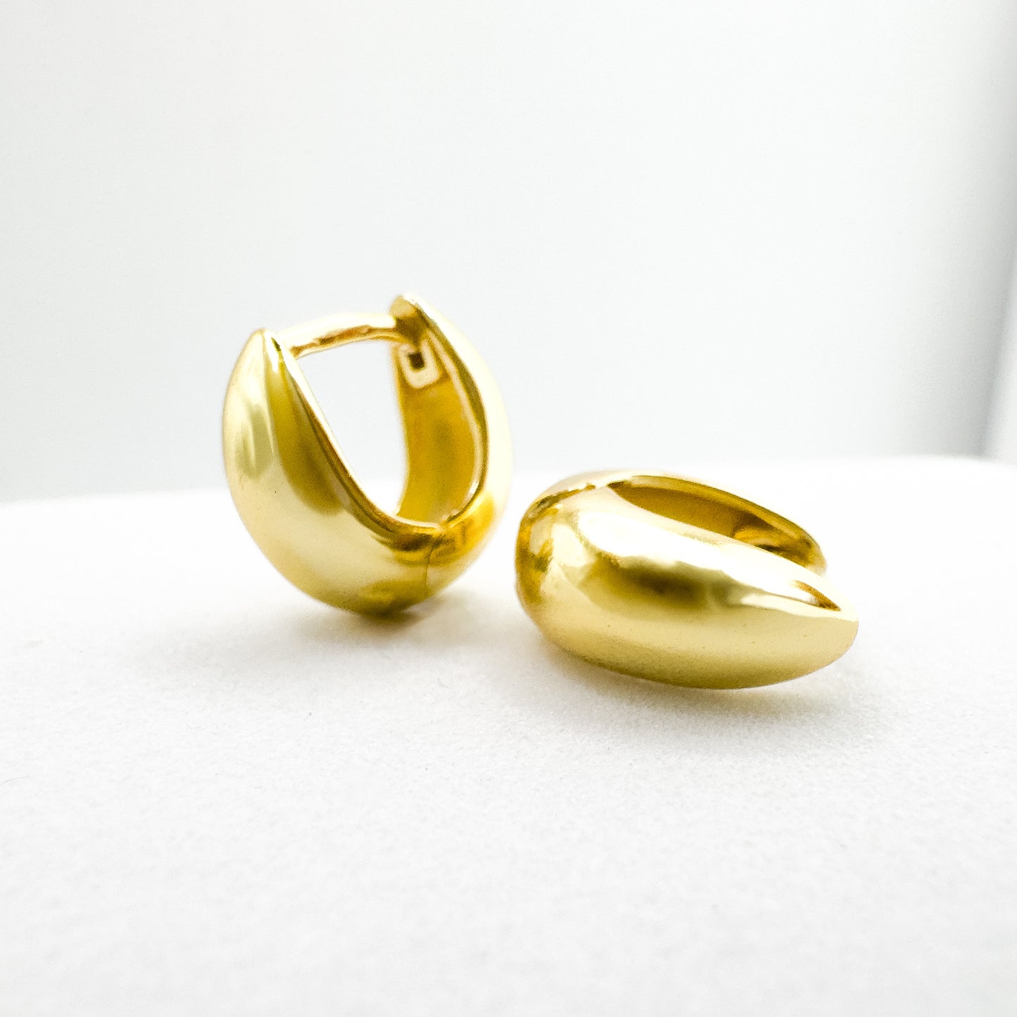 Cameron Chunky Gold Vermeil Mini Hoop Earrings